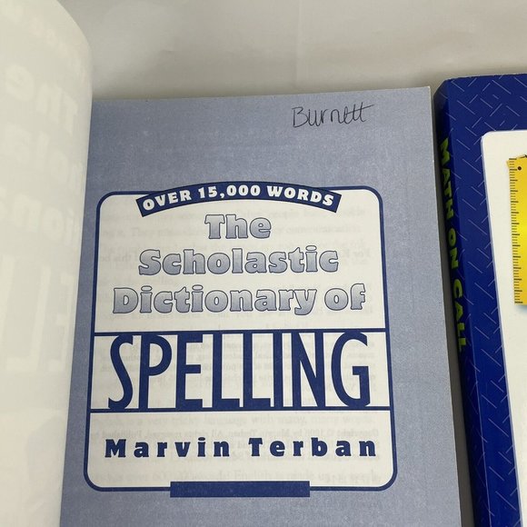 Scholastic Educational Guides Grammar Spelling Writing Reports and Math on Call - Picture 3 of 8